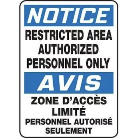 Accuform BILINGUAL OSHA NOTICE SAFETY SIGN FBMADC801VS FBMADC801VS